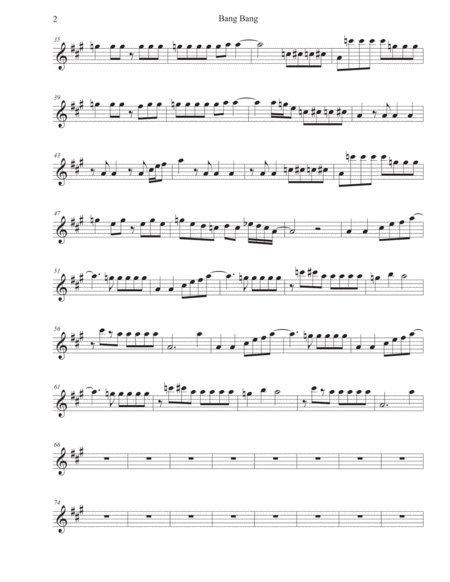 Bang Bang Bari Sax Page 2