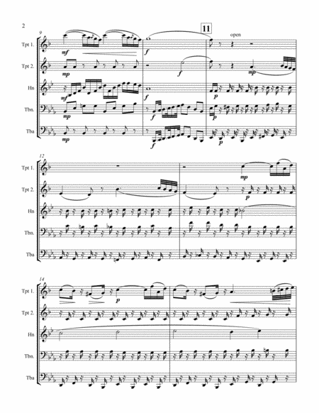 Barber Of Seville Overture For Brass Quintet Page 2