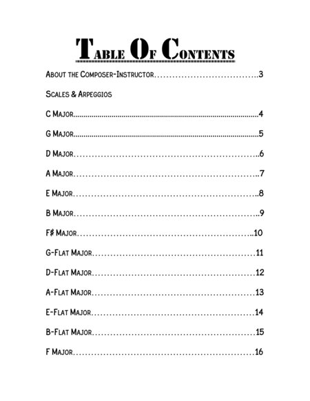 Bass Etudes Major Scales Arpeggios Page 2