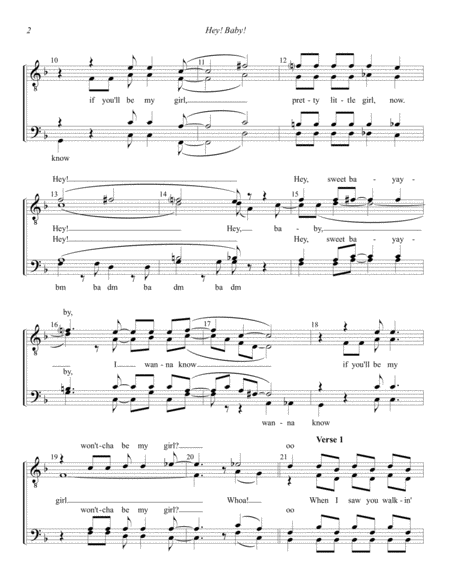 Battle Hymn Of The Republic Piano Accompaniment For Mens Choir With Alto Sax Page 2