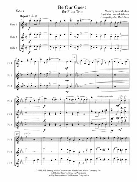 Be Our Guest For Flute Trio Page 2