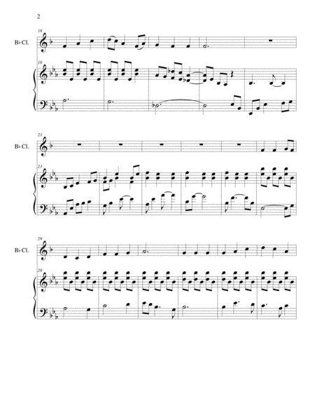 Be Thou My Vision Clarinet Piano Arr Brenda Portman Page 2