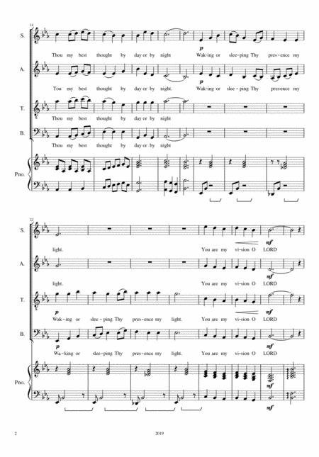 Be Thou My Vision Satb Piano Acc Page 2