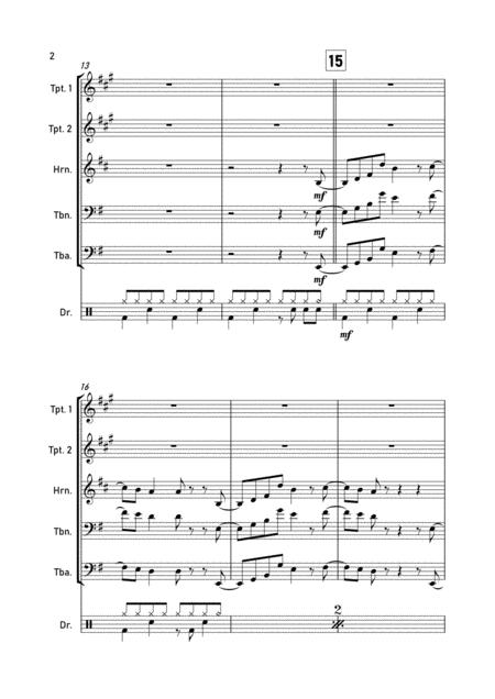 Beat It By Michael Jackson Brass Quintet Page 2