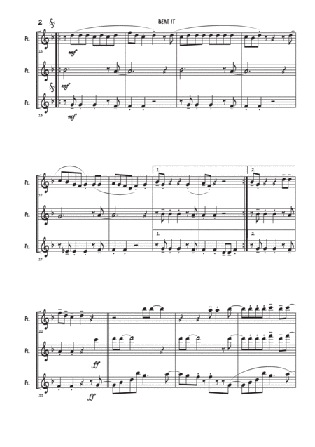 Beat It Flute Trio Page 2