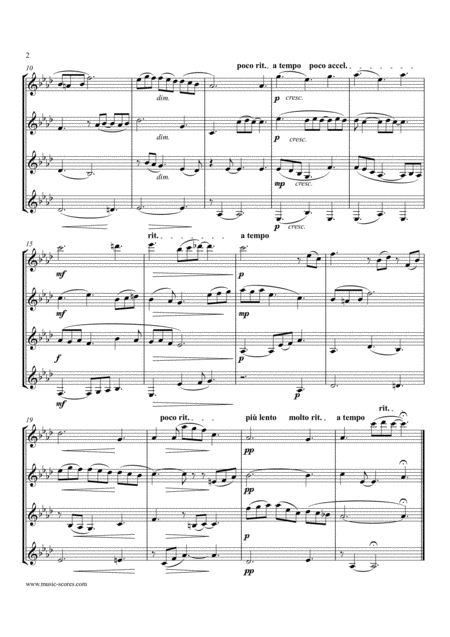 Beautiful Dreamer Clarinet Quartet Page 2