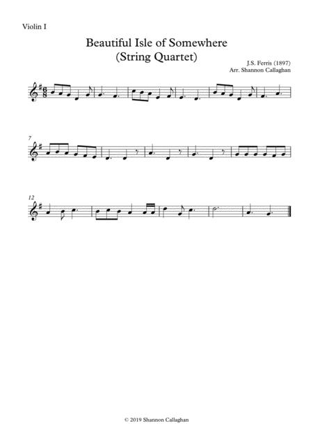 Beautiful Isle Of Somewhere String Quartet Page 2