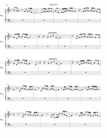Beautiful Piano Page 2