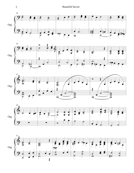 Beautiful Savior Organ Page 2