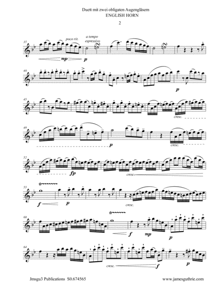 Beethoven Duet Woo 32 For English Horn Cello Page 2