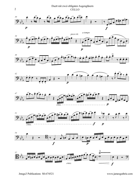 Beethoven Duet Woo 32 For Oboe Cello Page 2