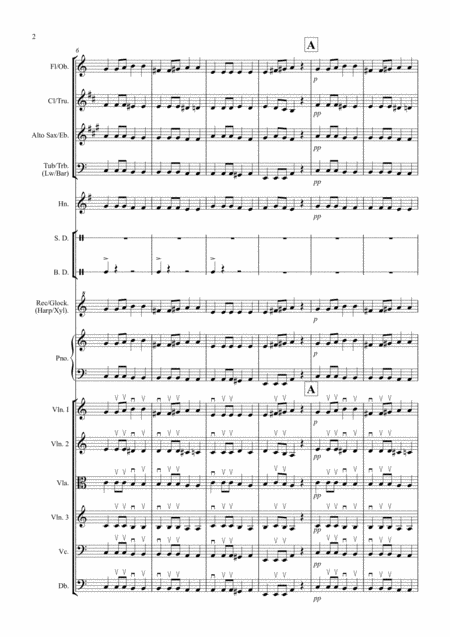 Beethoven Symphony No 7 Movement 2 For Flexible School Ensemble Orchestra Page 2