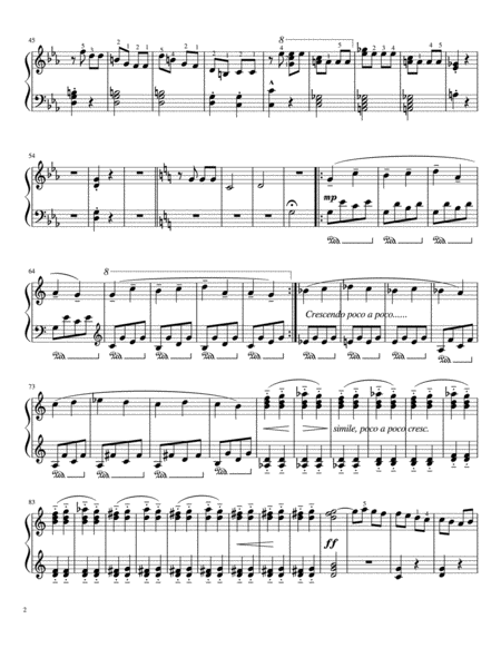 Beethovens 5th Symphony For Easy Piano Page 2