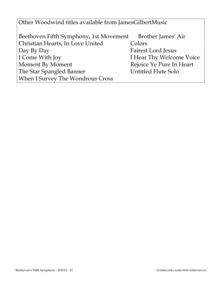 Beethovens Fifth Symphony 1st Movement Page 2