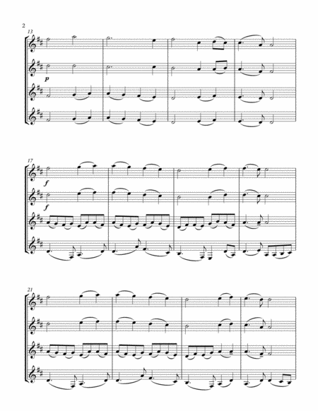 Beethovens Ode To Joy Clarinet Quartet Page 2