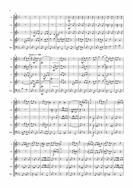 Bella Ciao Italian Classic Wind Quintet Page 2