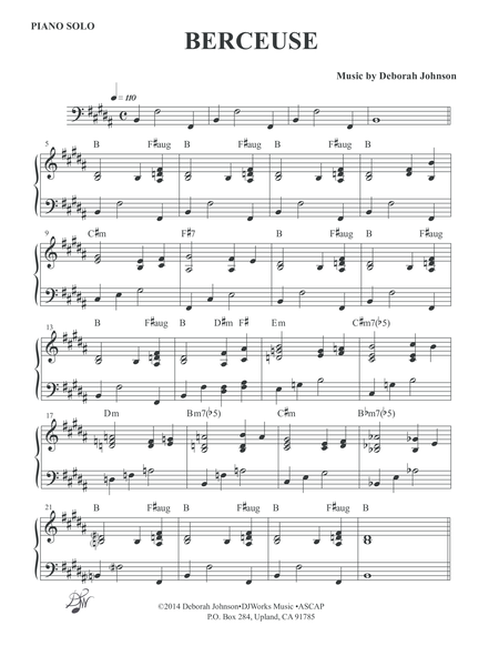 Berceuse Piano Solo Page 2