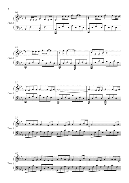 Better By Khalid Piano Page 2