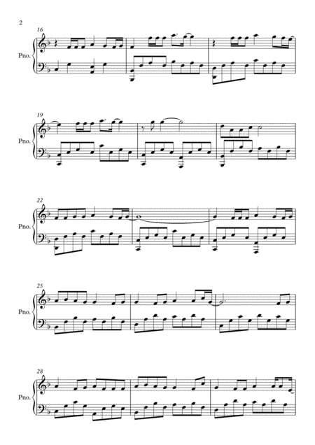 Better F Major By Khalid Piano Page 2