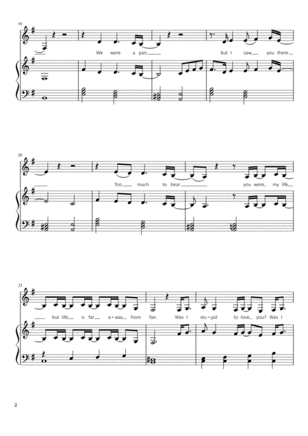 Billie Eilish No Time To Die Easy Piano Page 2