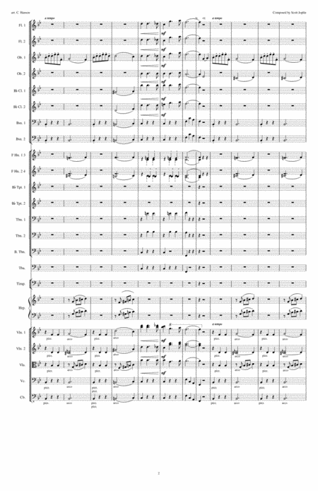 Binks Waltz 1905 Full Score Page 2