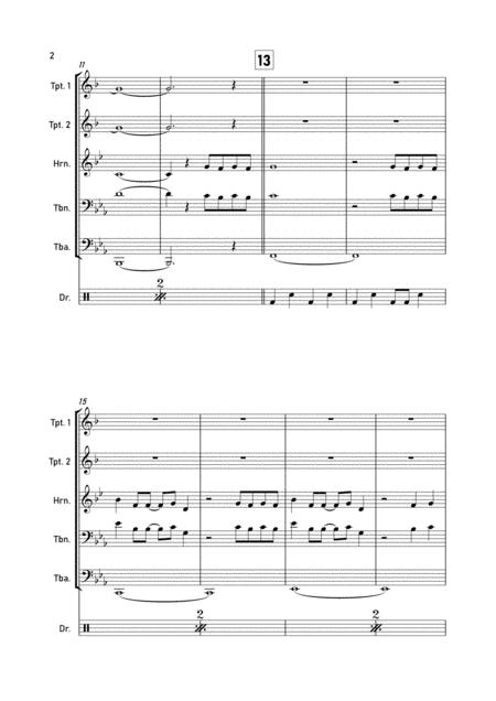 Blinding Lights By The Weeknd Brass Quintet Page 2
