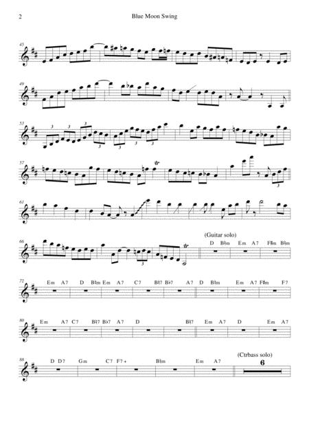 Blue Moon Swing Solo Violin Page 2