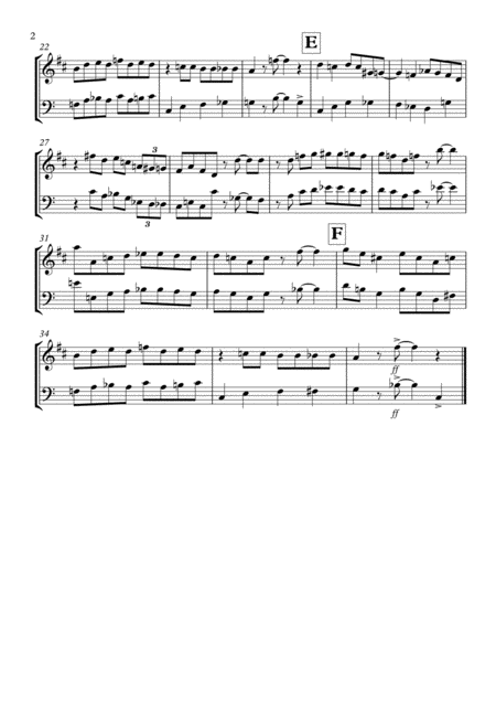 Blues Duet For Trumpet In Bb And Trombone Page 2