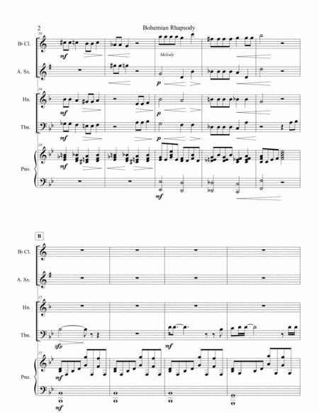 Bohemian Rhapsody For Chamber Ensemble Page 2