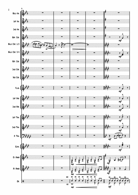 Boogie Woogie Bugle Boy For Brass Band And Tenor Horn Trio Page 2