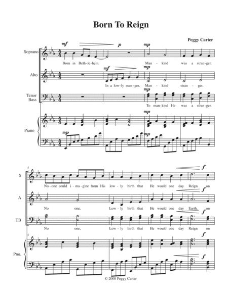 Born To Reign Satb Christmas To The Resurrection Page 2