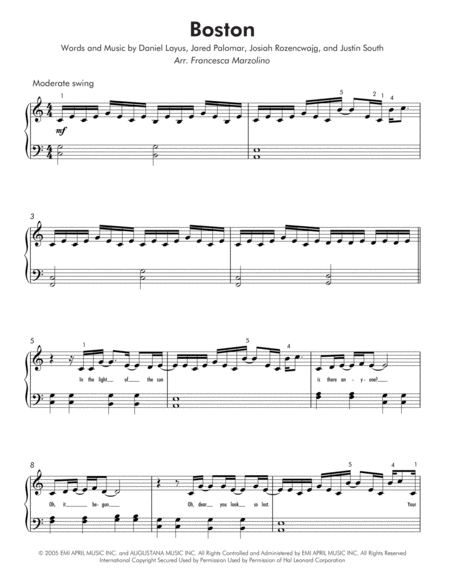 Boston Intermediate Piano Page 2