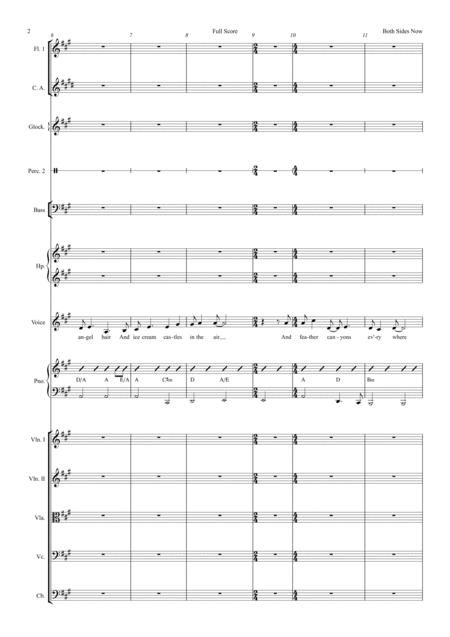 Both Sides Now Female Vocal And Small Orchestra Page 2