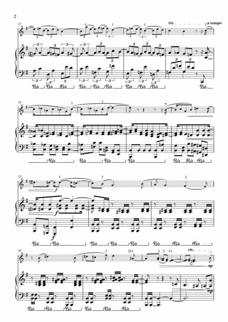 Brahms Intermezzo In E Minor For Violin And Piano Page 2
