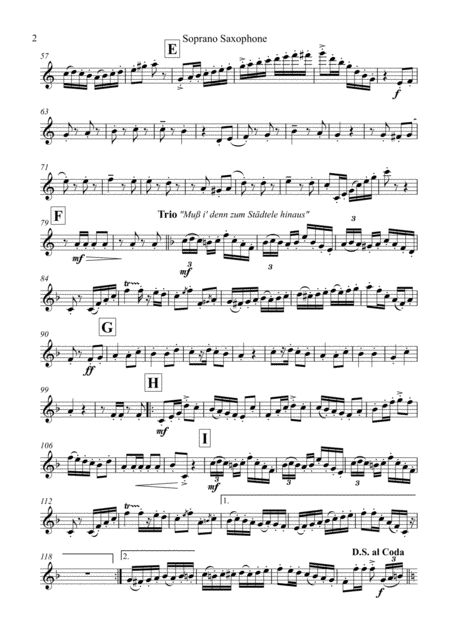 Bramstedter Marsch Saxophone Quartet Quintet Set Of Parts X4 5 Page 2