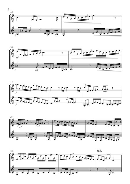 Brandenburg Concerto No 3 Clarinet Duet Page 2