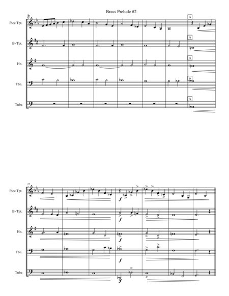 Brass Prelude 2 Page 2
