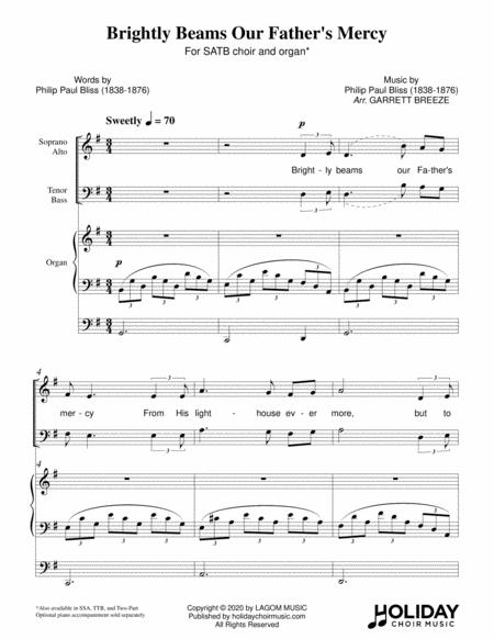 Brightly Beams Our Father Mercy Satb Page 2