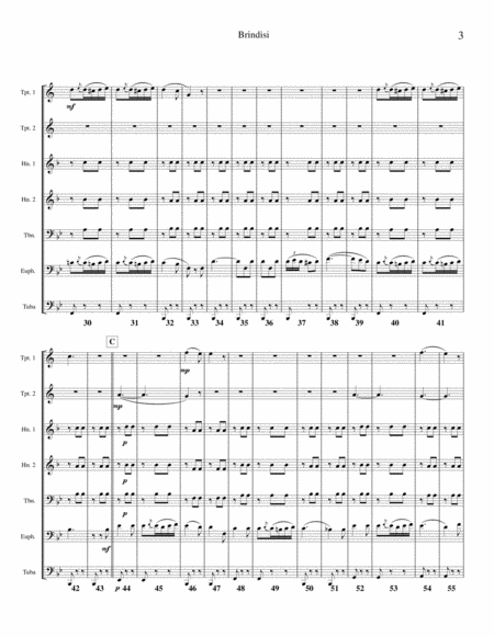 Brindisi Drinking Song From La Traviata For Brass Choir Page 2