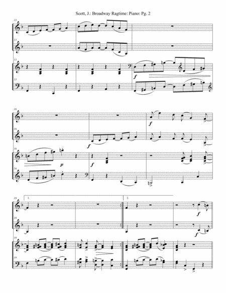 Broadway Ragtime Page 2