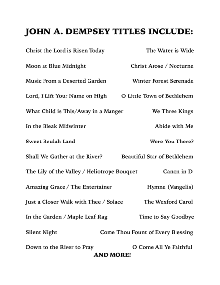 Bucolic Songs Score Page 2