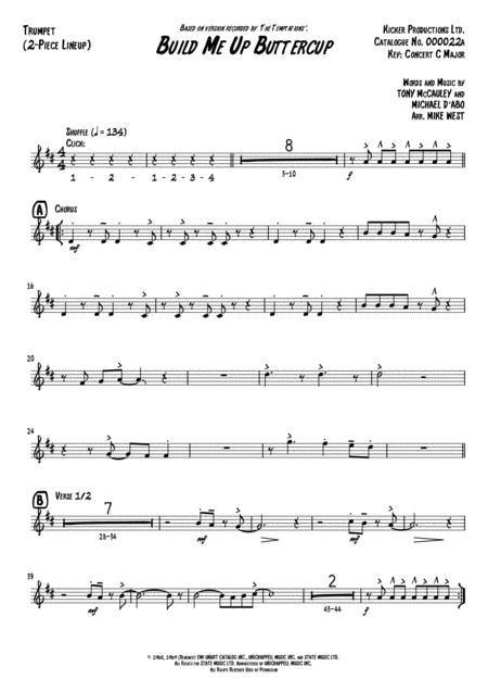 Build Me Up Buttercup 2 Piece Brass Section Page 2