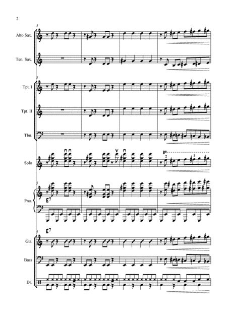 Bumble Boogie Score Parts Page 2