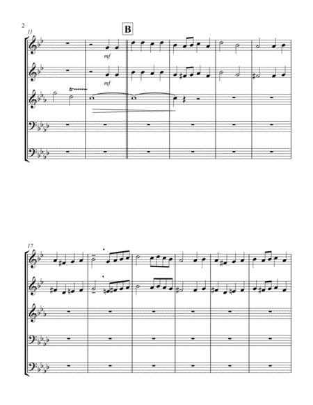 Burgundian Air March Of The Three Kings Brass Quintet Page 2