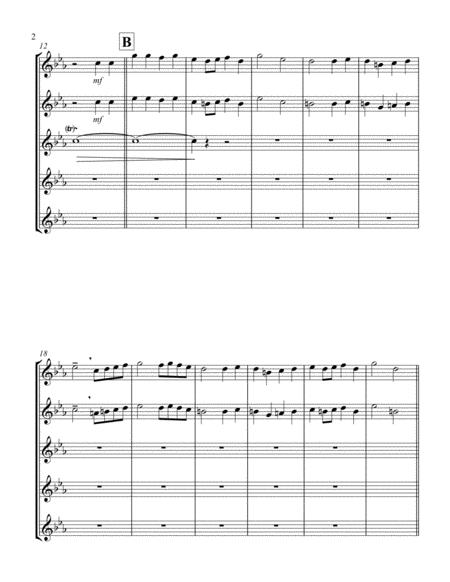 Burgundian Air March Of The Three Kings French Horn Quintet Page 2
