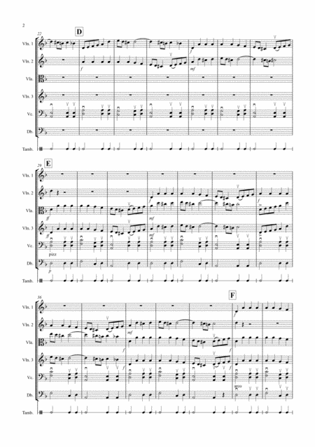 Burnies Basse Dance For String Orchestra Page 2