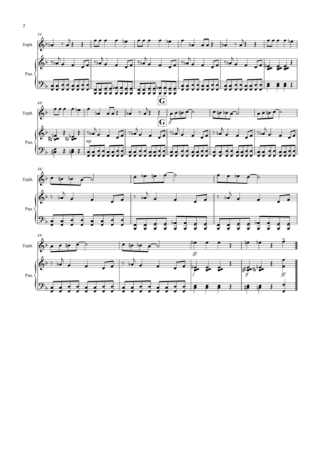 Burnies Blues For Euphonium And Piano Page 2