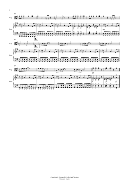 Burnies Blues For Viola And Piano Page 2