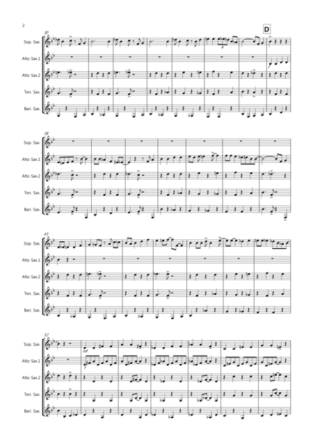 Burnies Stomp For Saxophone Quintet Page 2