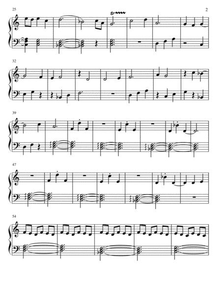 Butterfly Lullaby Piano Solo Page 2